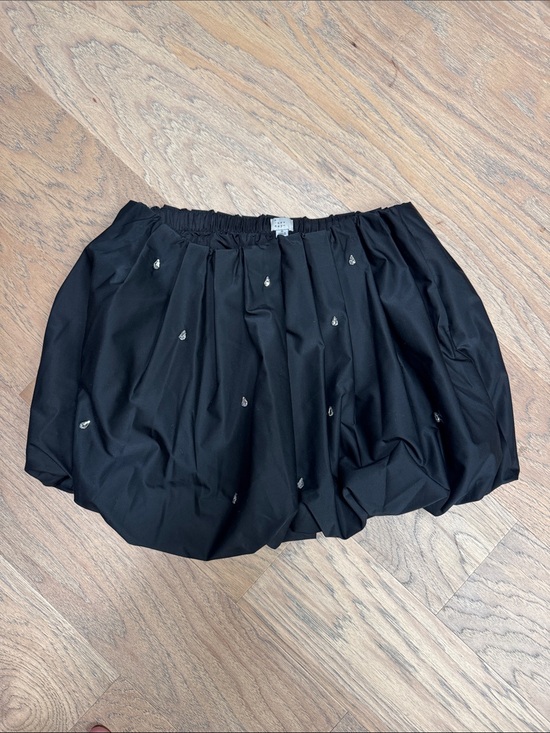 a new day Dresses & Skirts - a new day Black Embroidered Bubble Skirt